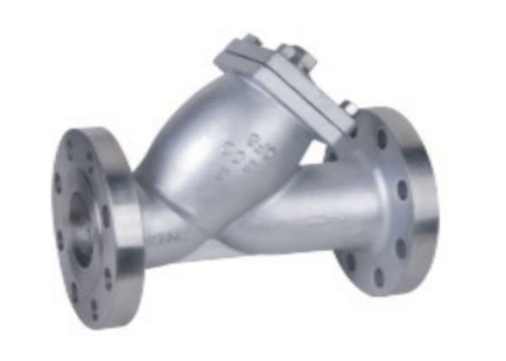 ANSI Rustproof Cast Steel Y Type Strainer , 304 Stainless Steel Y Strainer Flanged