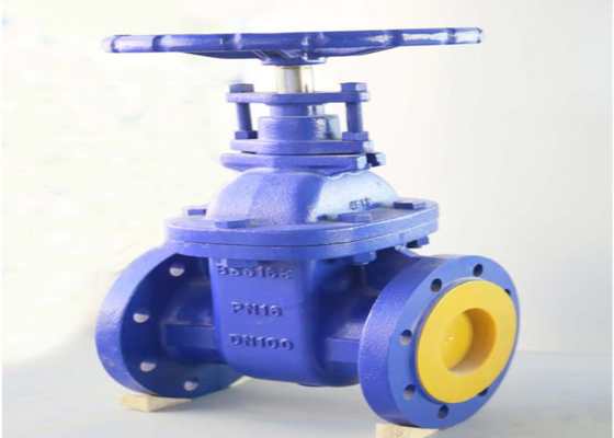 OS&Y Rustproof Cast Iron Gate Valve , BS 5163 Copper Core Seal Valve
