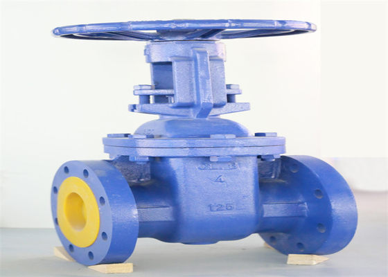OS&Y Rustproof Cast Iron Gate Valve , BS 5163 Copper Core Seal Valve
