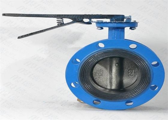 Cast Iron Flanged Butterfly Valve PN 1.0 Mpa Centerline Lightweight