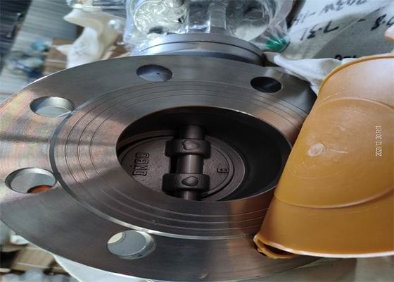 Triple Eccentric Flanged Butterfly Valve CF8 Stainless Steel Hard Seal