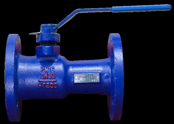 Cast Iron Rustproof Floating Ball Valve Anticorrosive 1.6 Mpa High Temperature
