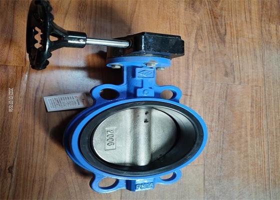 Vleugelklep van het worm de Toestel In werking gestelde Wafeltje met Speld1.0/1.6mpa Kneedbaar Ijzer